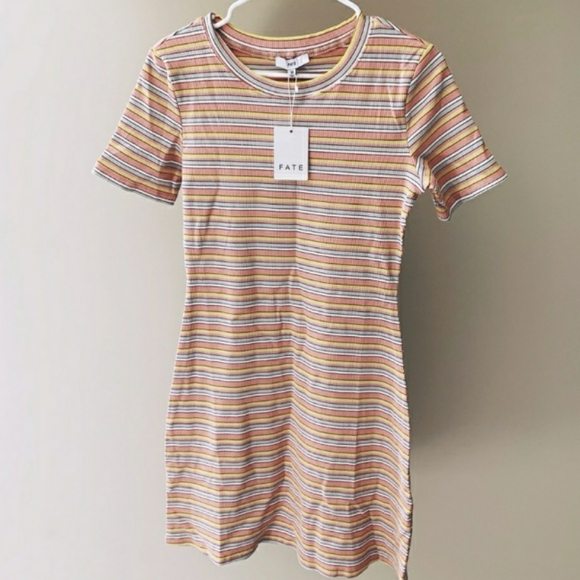Fate Stripe Dress - Picture 1 of 2